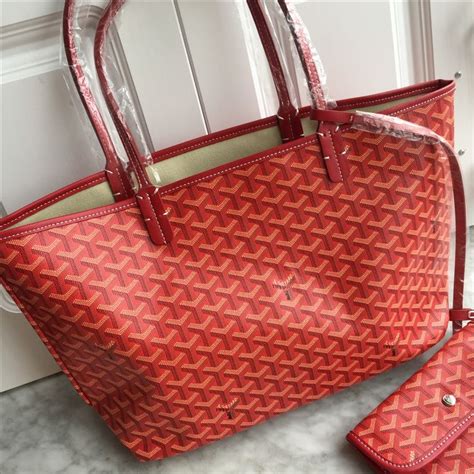 red goyard bag mini|goyard small tote bag.